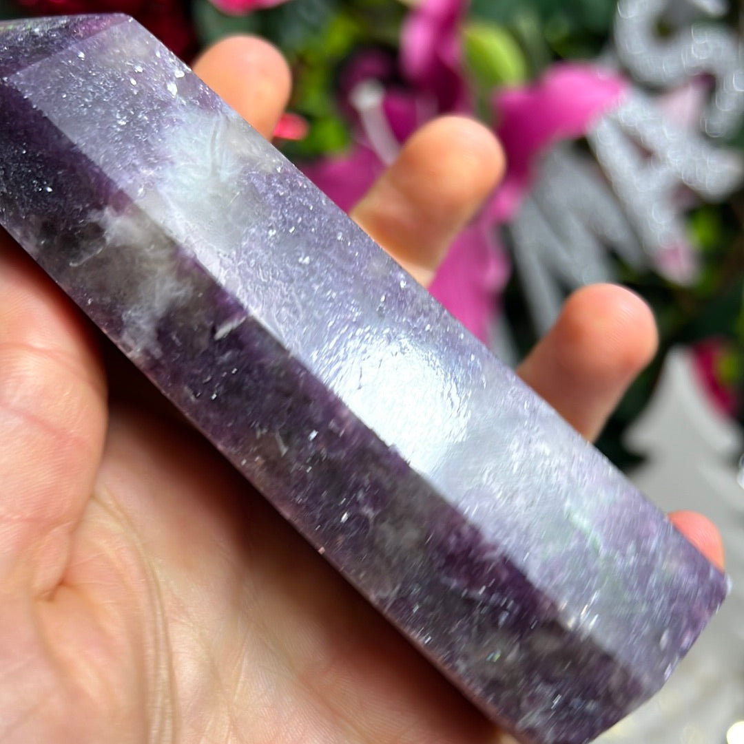 Lepidolite Tower Point