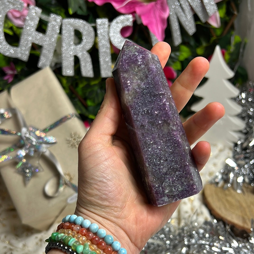 Lepidolite Tower Point