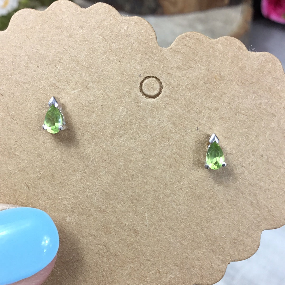 Dinky Crystal 925 Sterling Studs Earrings
