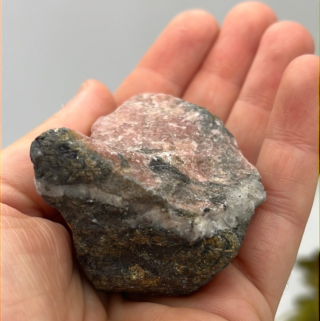 Wagnerite Triplite Pyrite Specimen