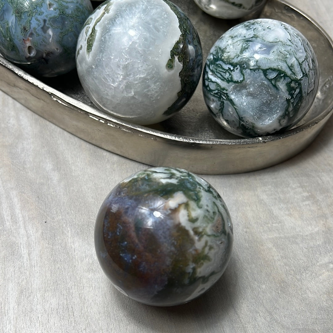 Moss Agate Sphere 60mm