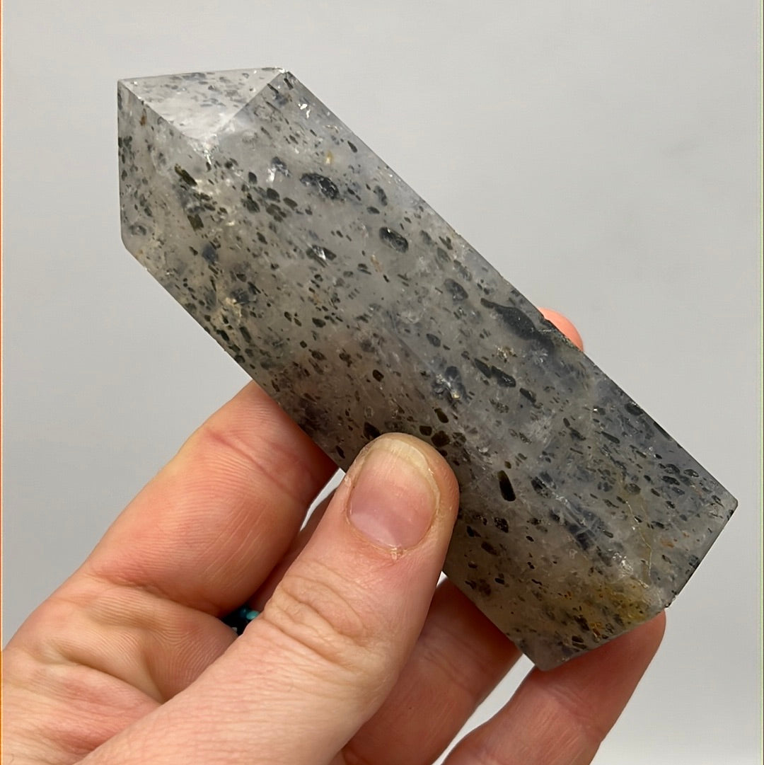 Pitaya Quartz (dragonfruit) Obelisk Tower