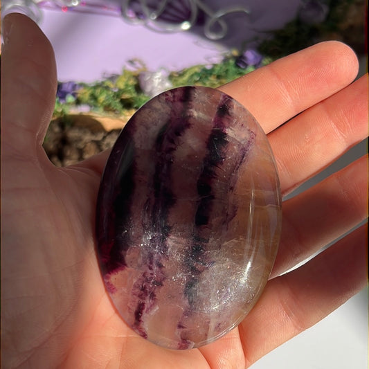Large Fluorite Purple Palm