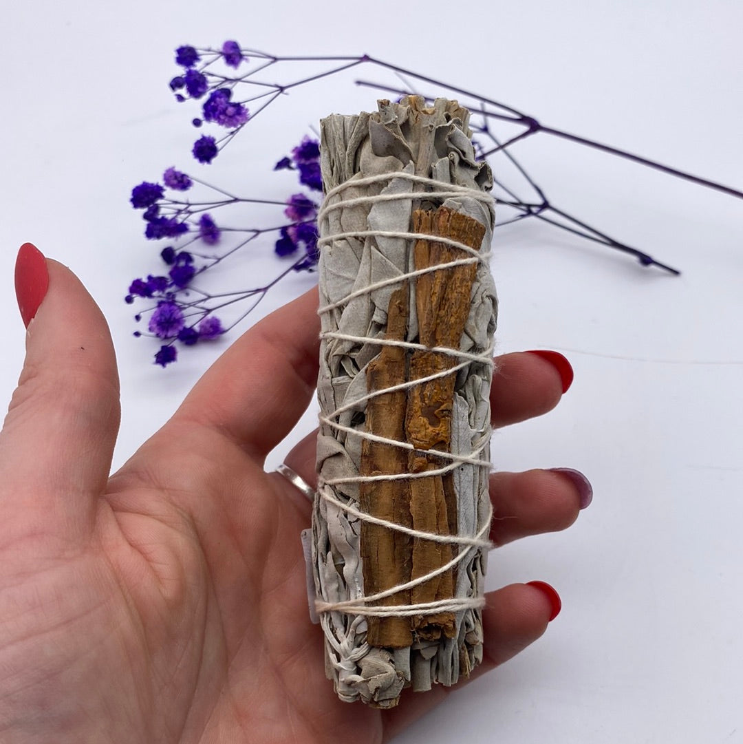 White Sage with Cinnamon - Cleanse Bundle
