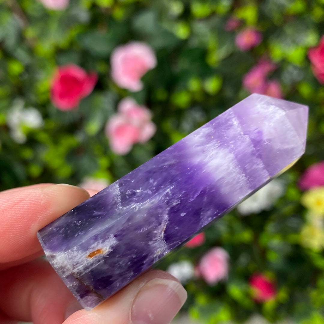 Chevron Dream Amethyst Tower Point