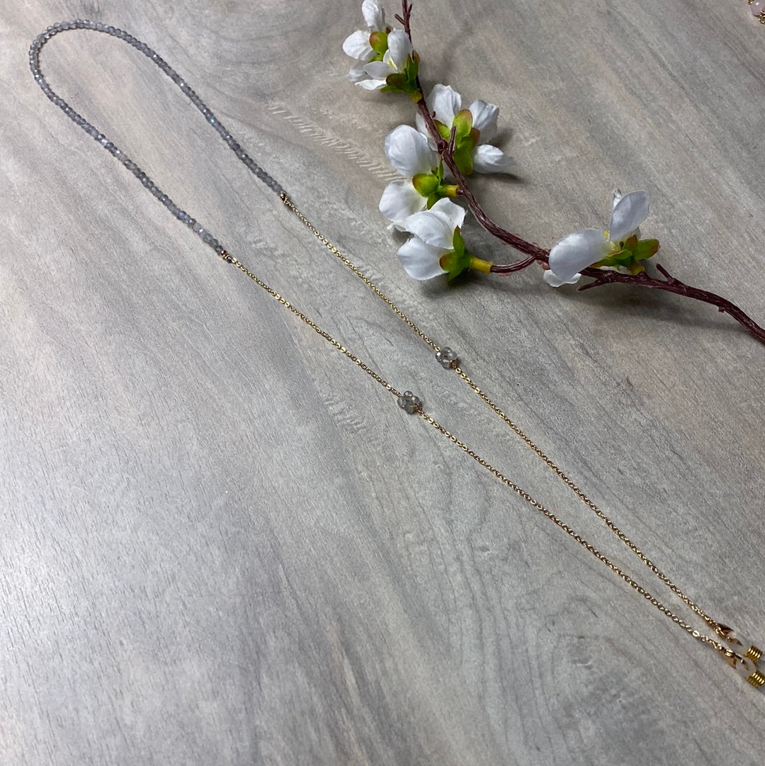 Glasses Chain - Lab Labradorite