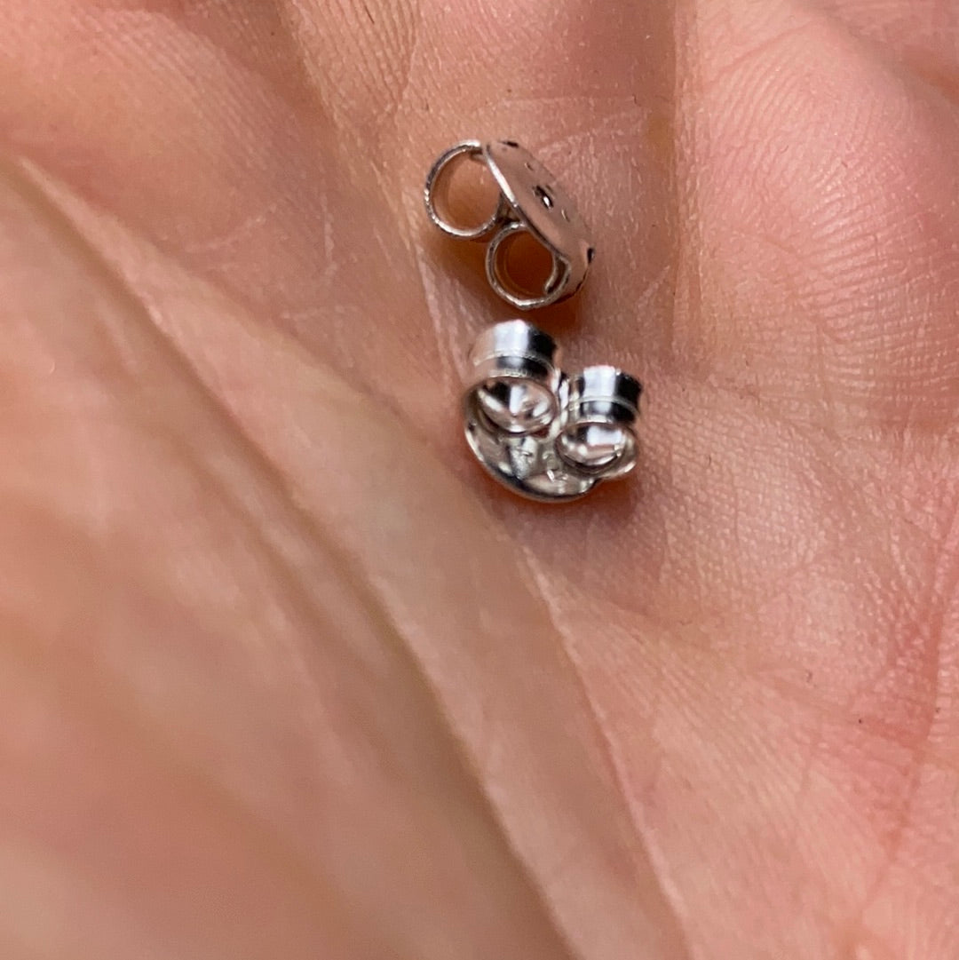 Butterfly Backs Studs Earrings
