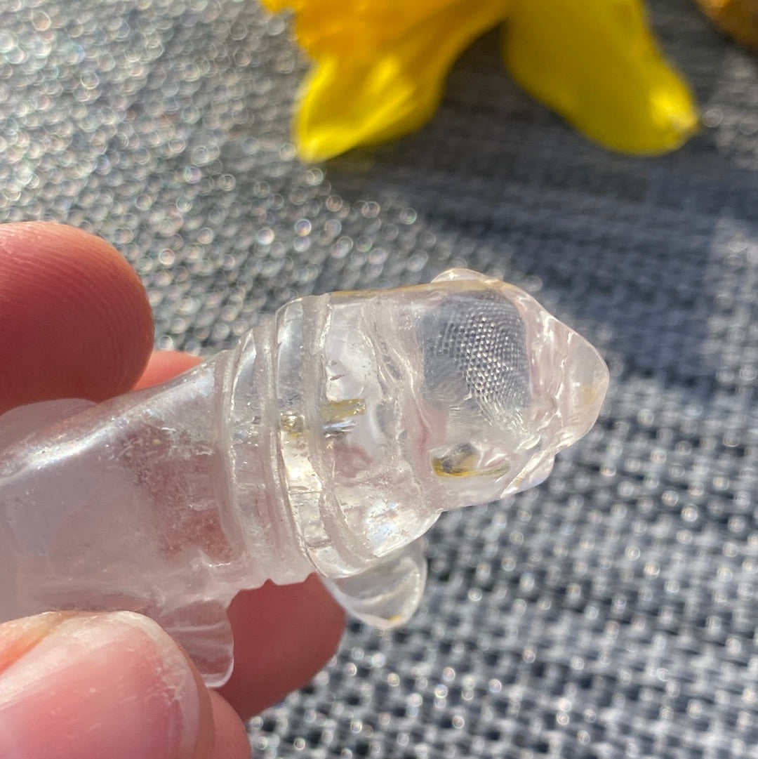 Clear Quartz seal