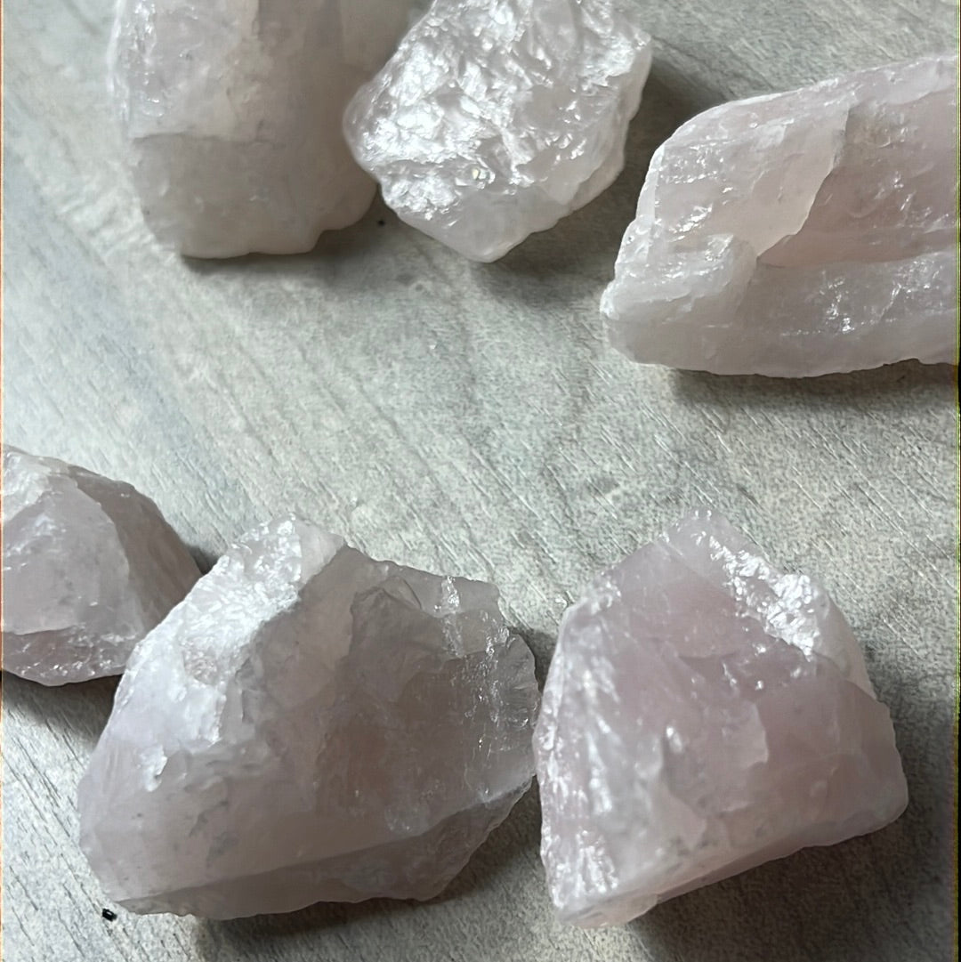 Raw Rose Quartz
