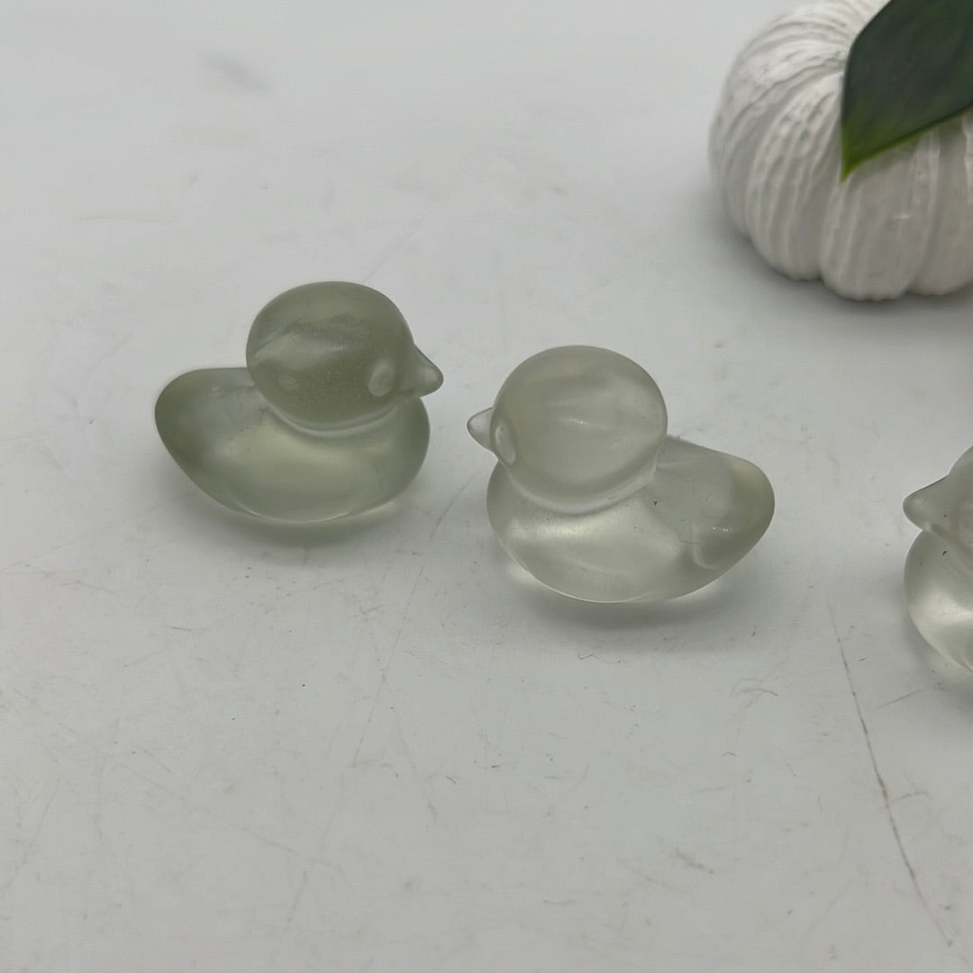 Yellow Fluorite Duck