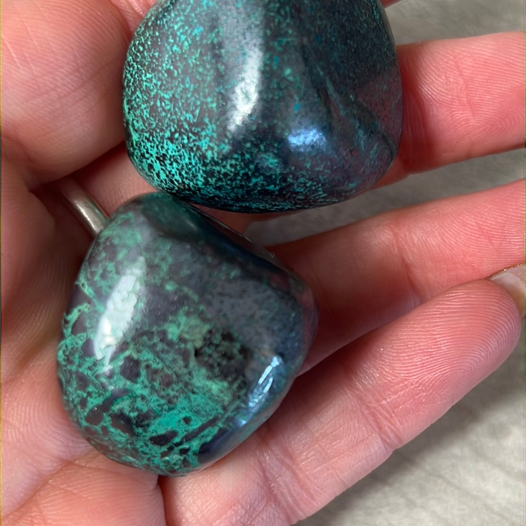 Cuprite Large tumble tumblestone - rare