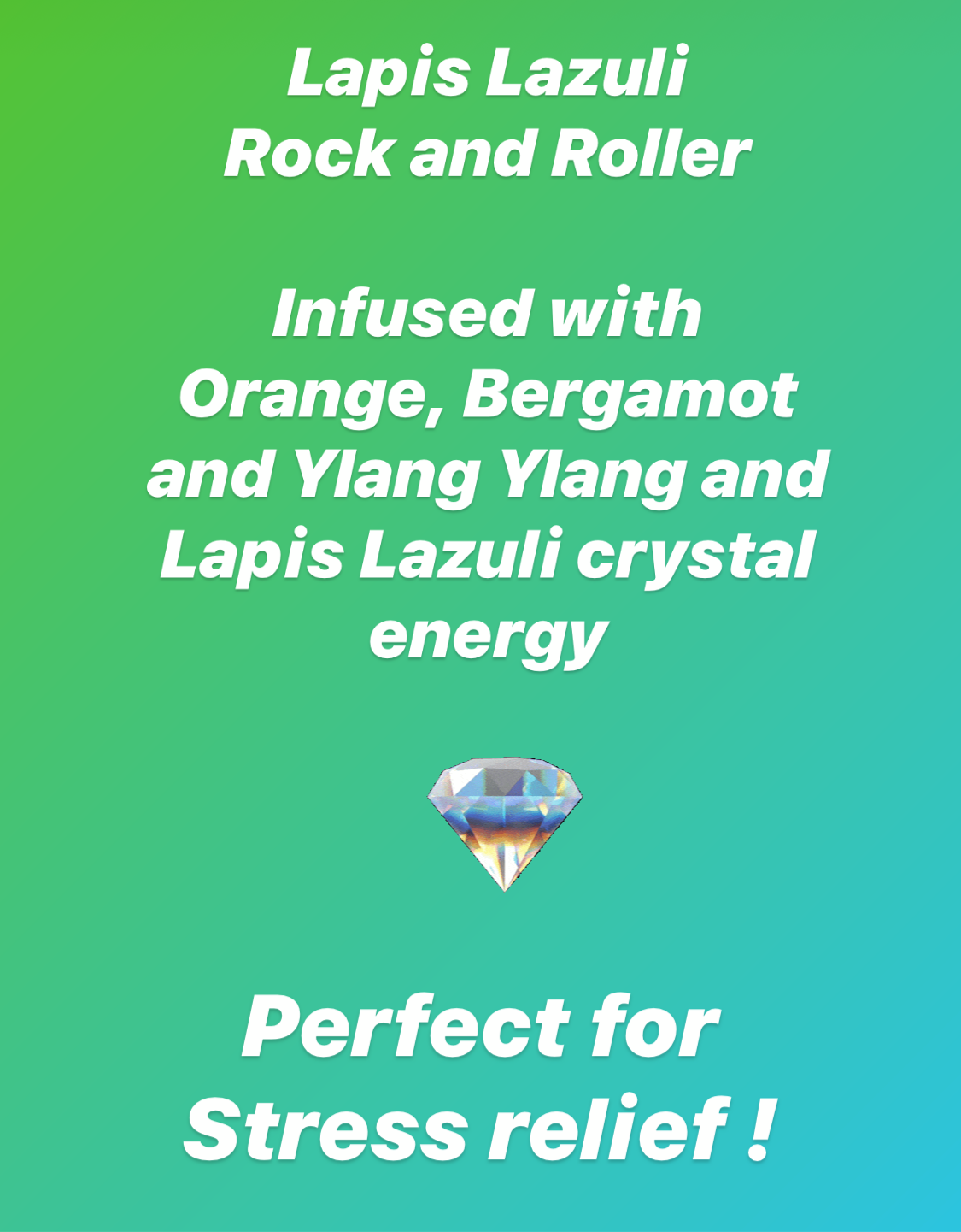 Rock and Roller - Essential Oil Aromatherapy infused crystal BOXED GIFT