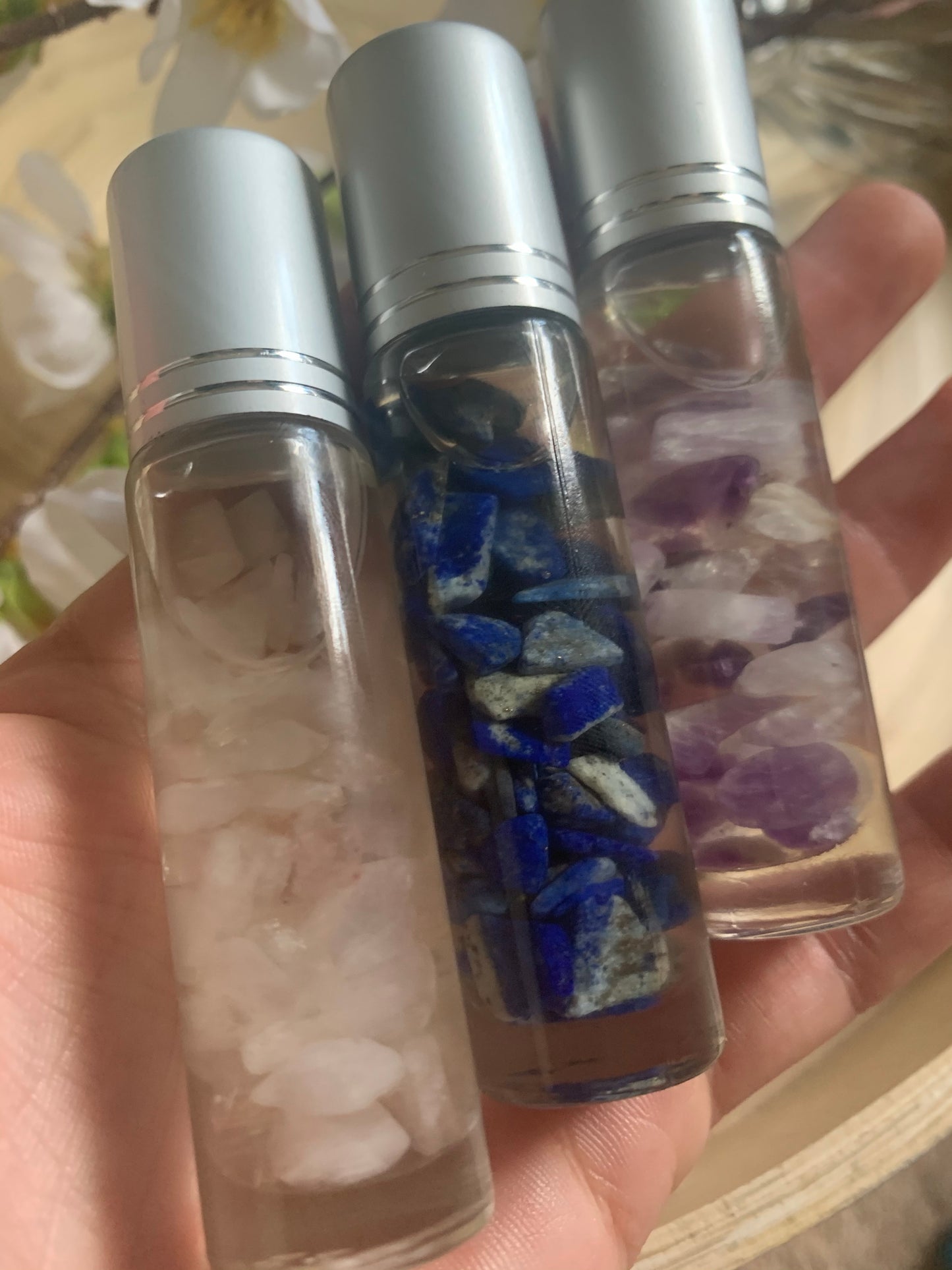 Rock and Roller - Essential Oil Aromatherapy infused crystal BOXED GIFT
