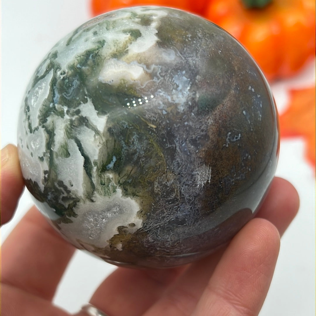 Moss Agate Sphere 60mm
