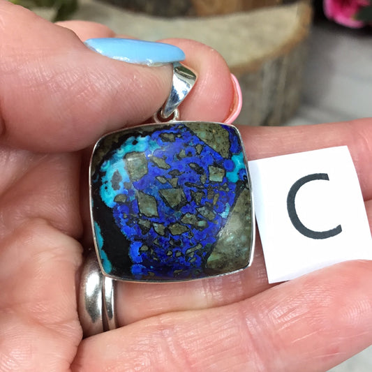 Neon Apatite 925 Sterling Silver Pendant RARE