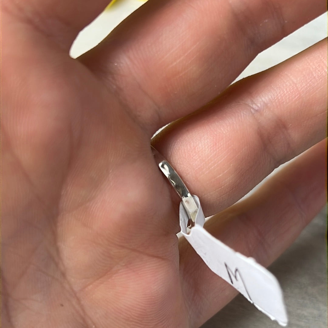 Charoite 925 Sterling Silver Ring -  Size M