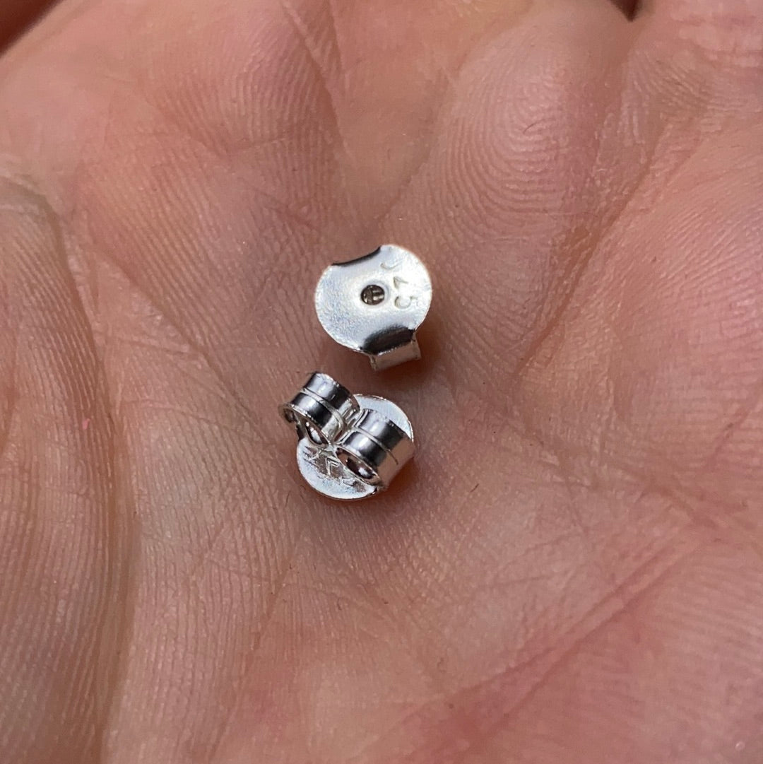 Butterfly Backs Studs Earrings