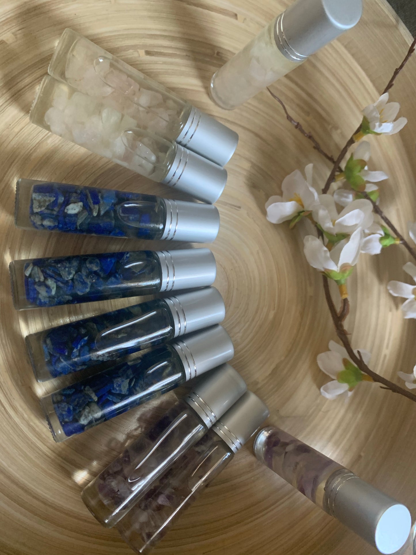 Rock and Roller - Essential Oil Aromatherapy infused crystal BOXED GIFT