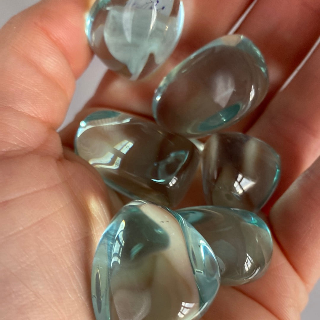 Blue obsidian - Tumblestone Tumbles