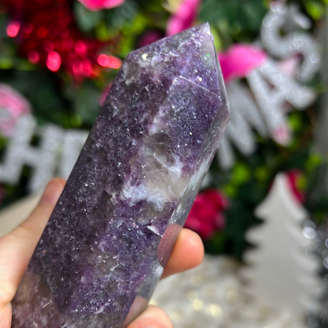 Lepidolite Tower Point