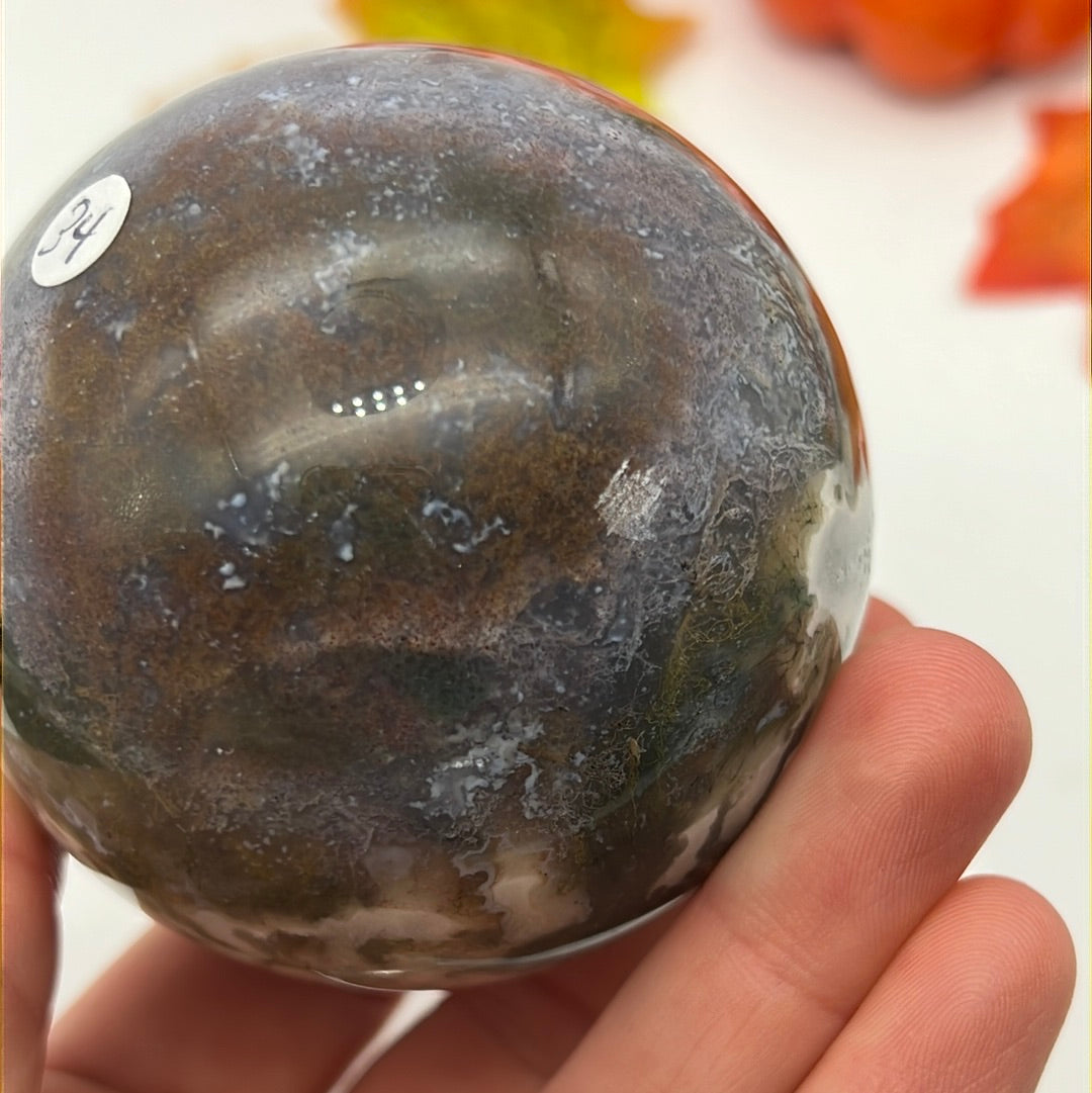 Moss Agate Sphere 60mm