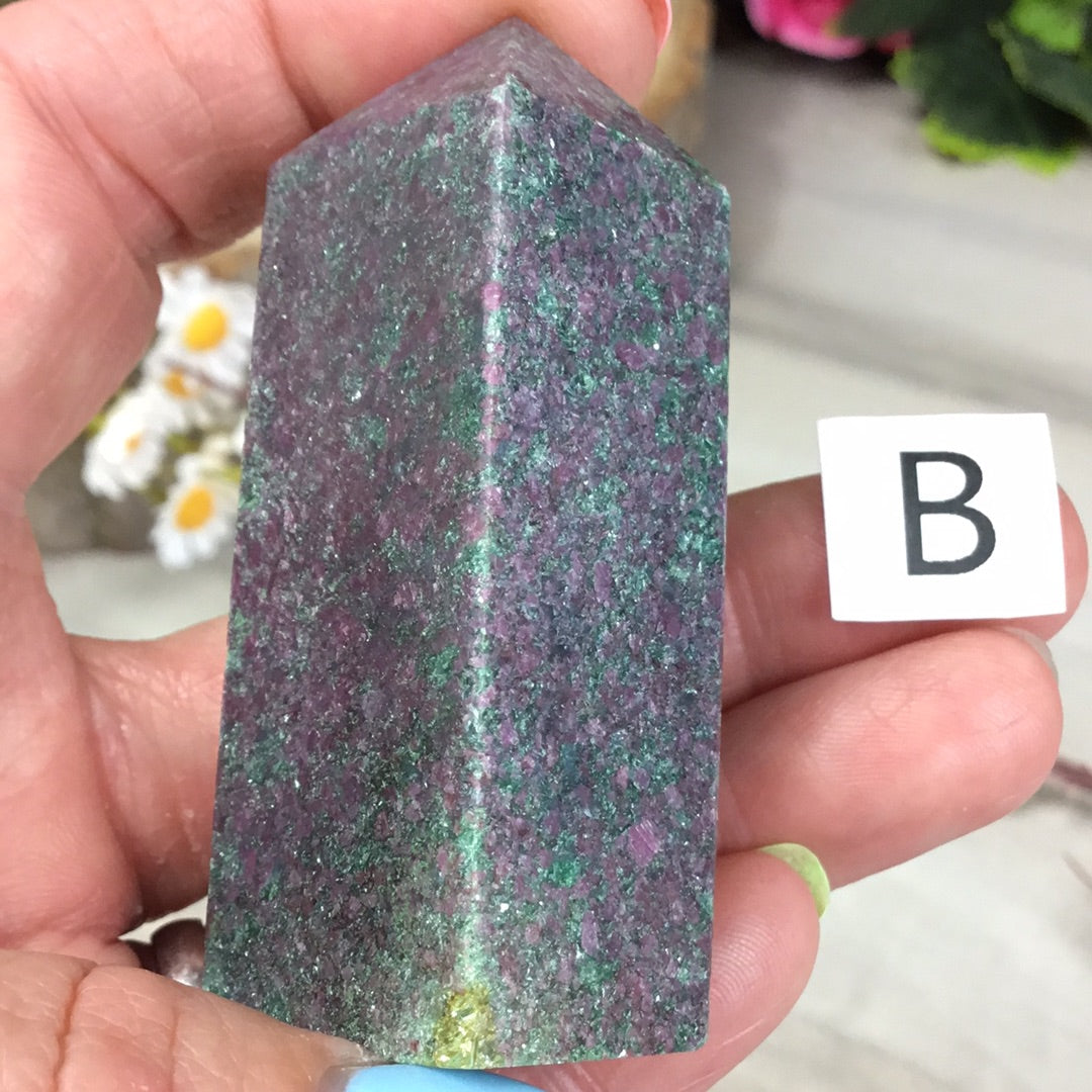 Ruby in Kyanite Obelisk Tower Point