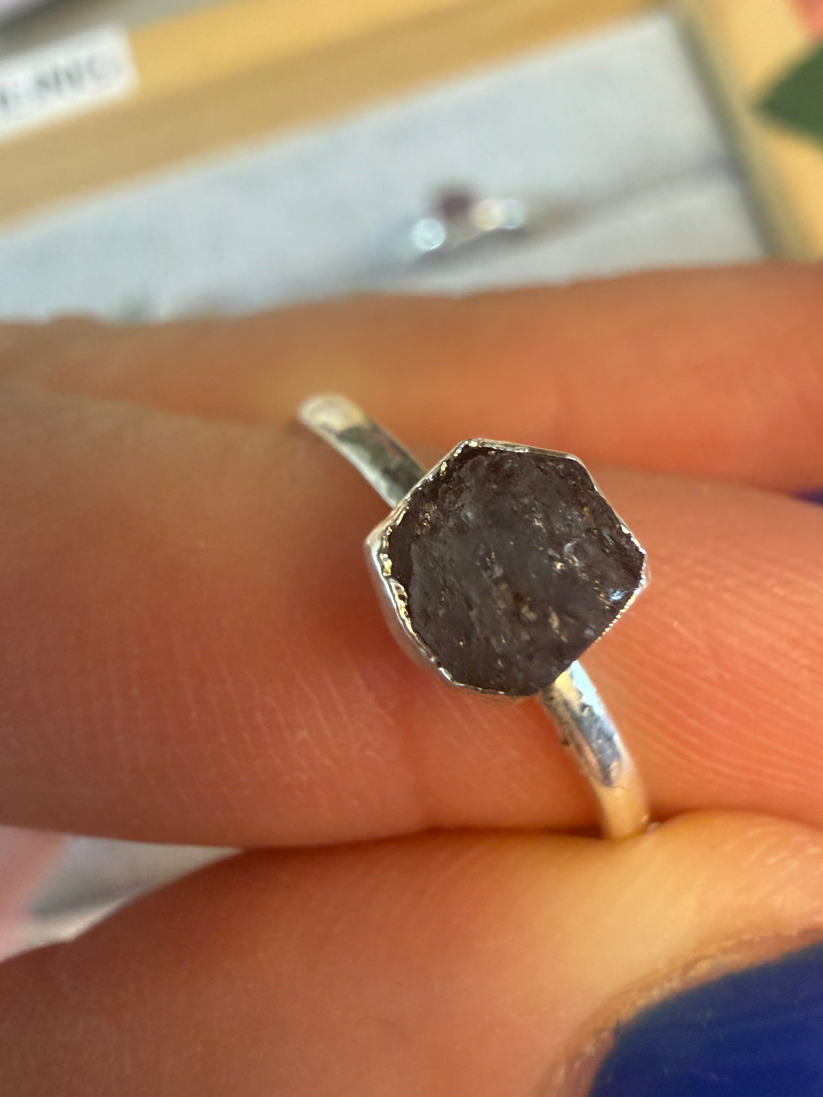 Adjustable Raw Minimal 925 Silver Rings