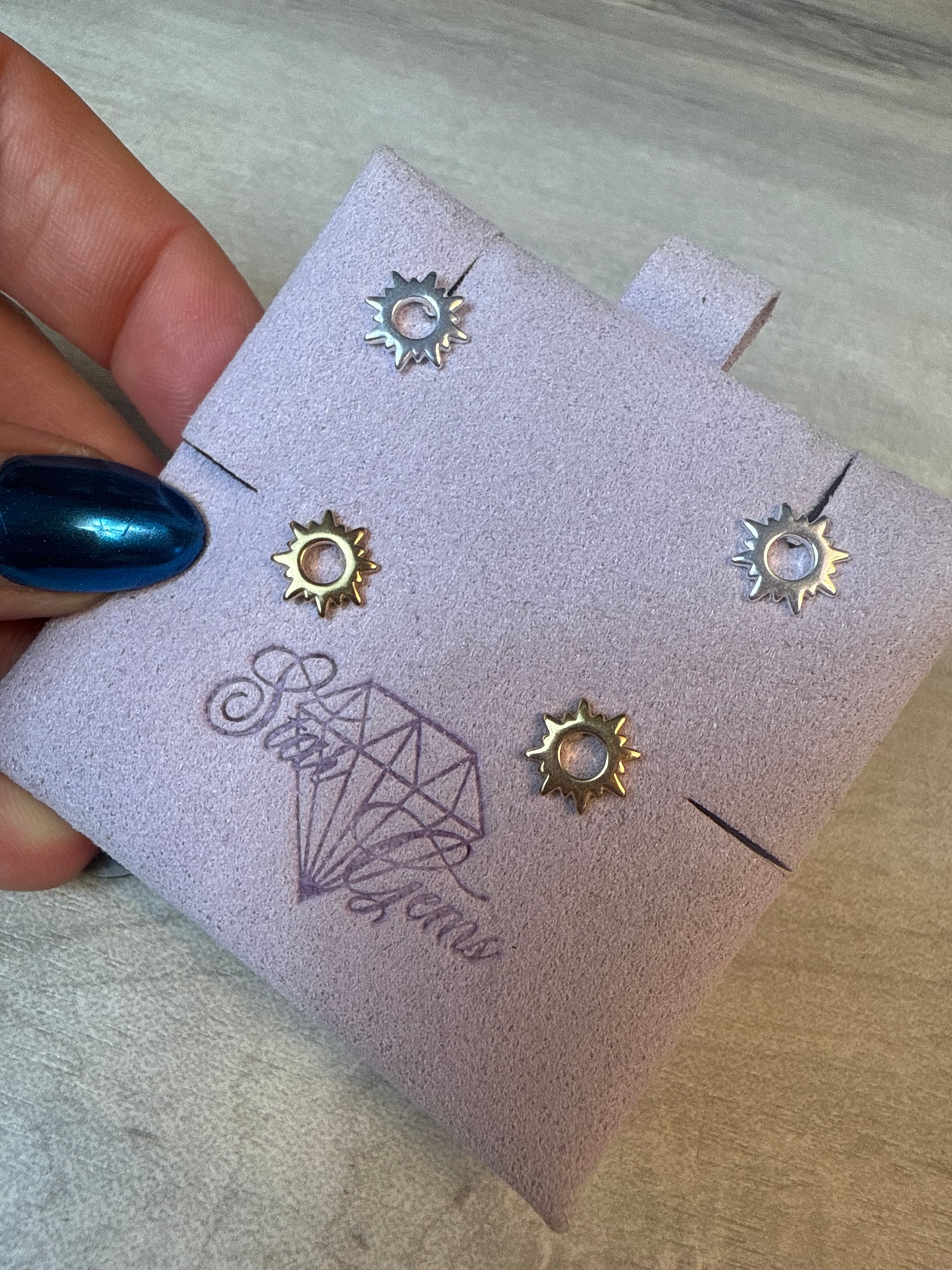 Celestia Sun Earrings Studs