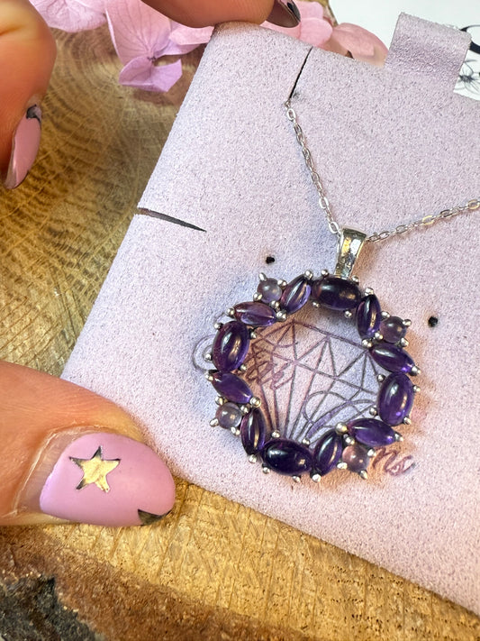 Amethyst 925 Sterling Pendant
