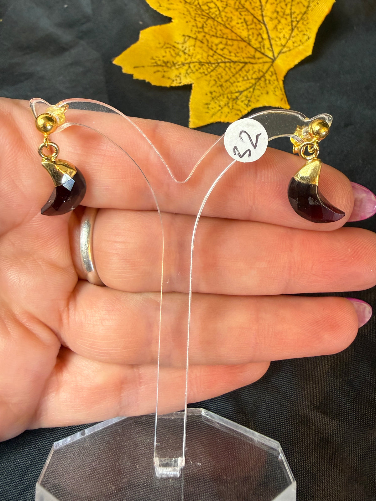 New Moon Sterling Earrings