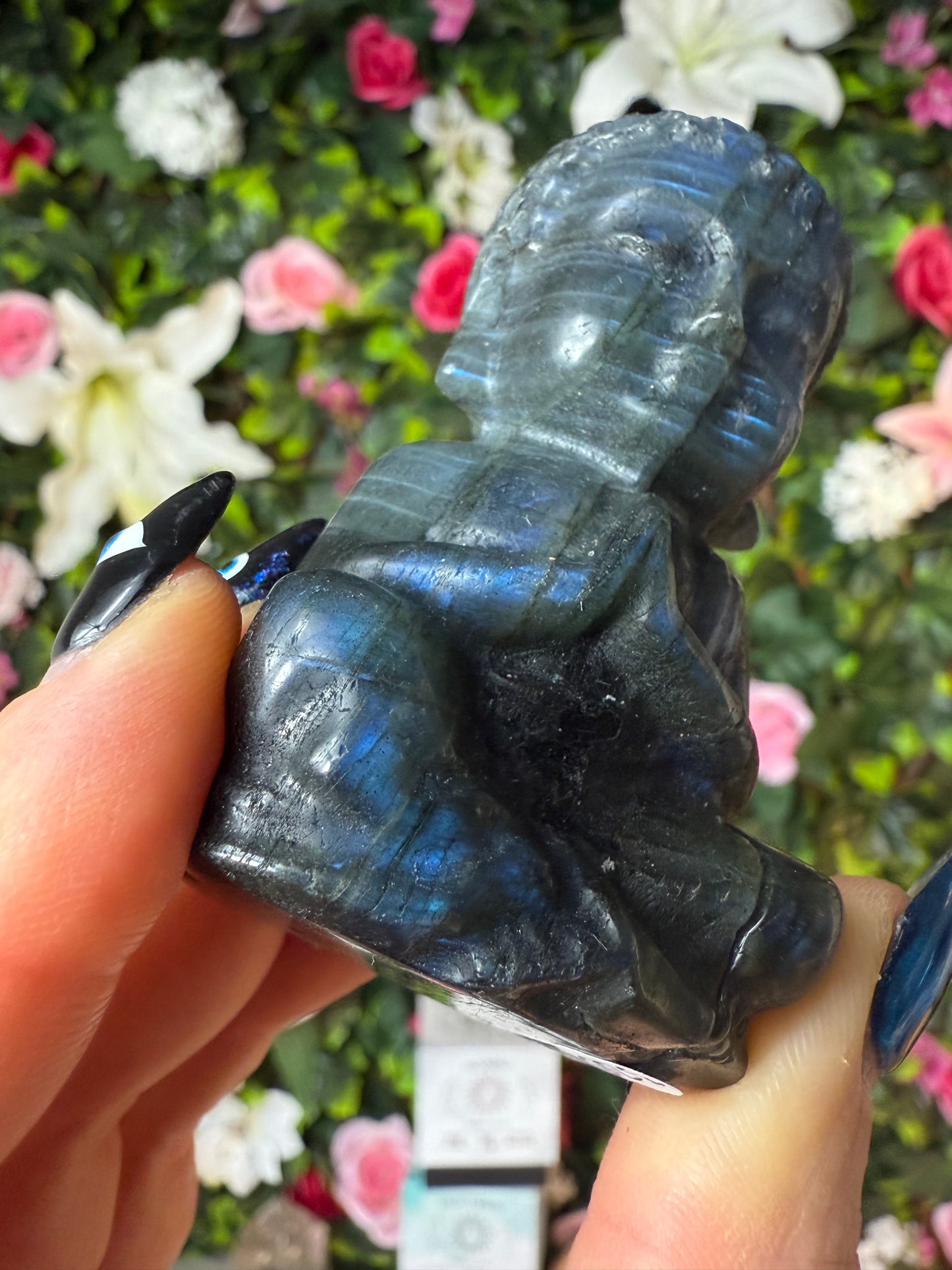 Labradorite Buddha