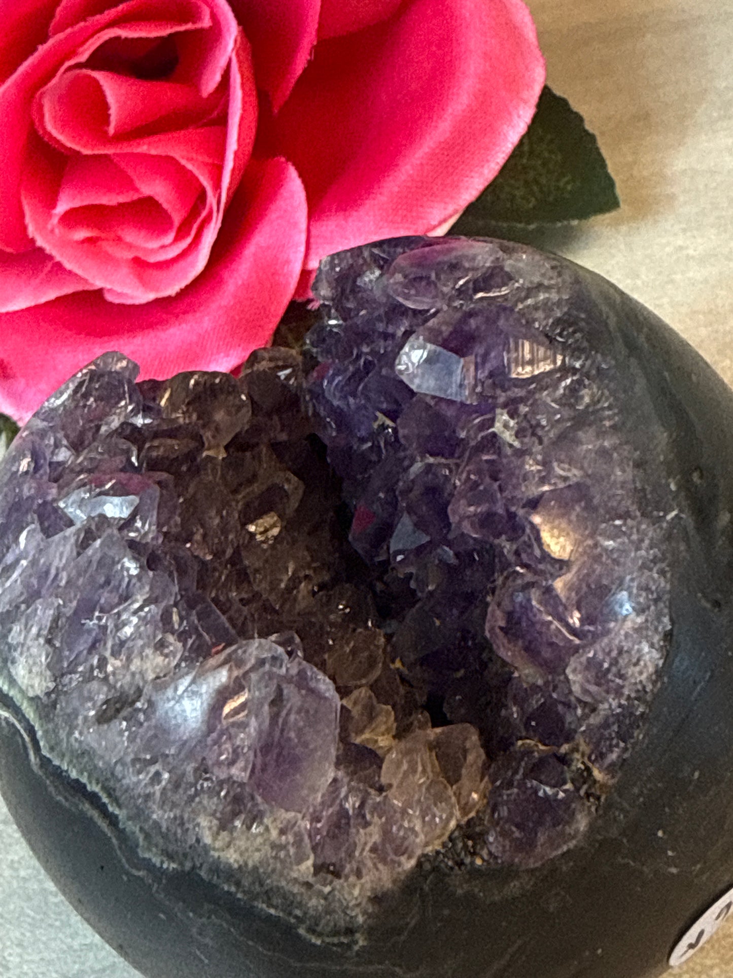 Druzy Amethyst Sphere