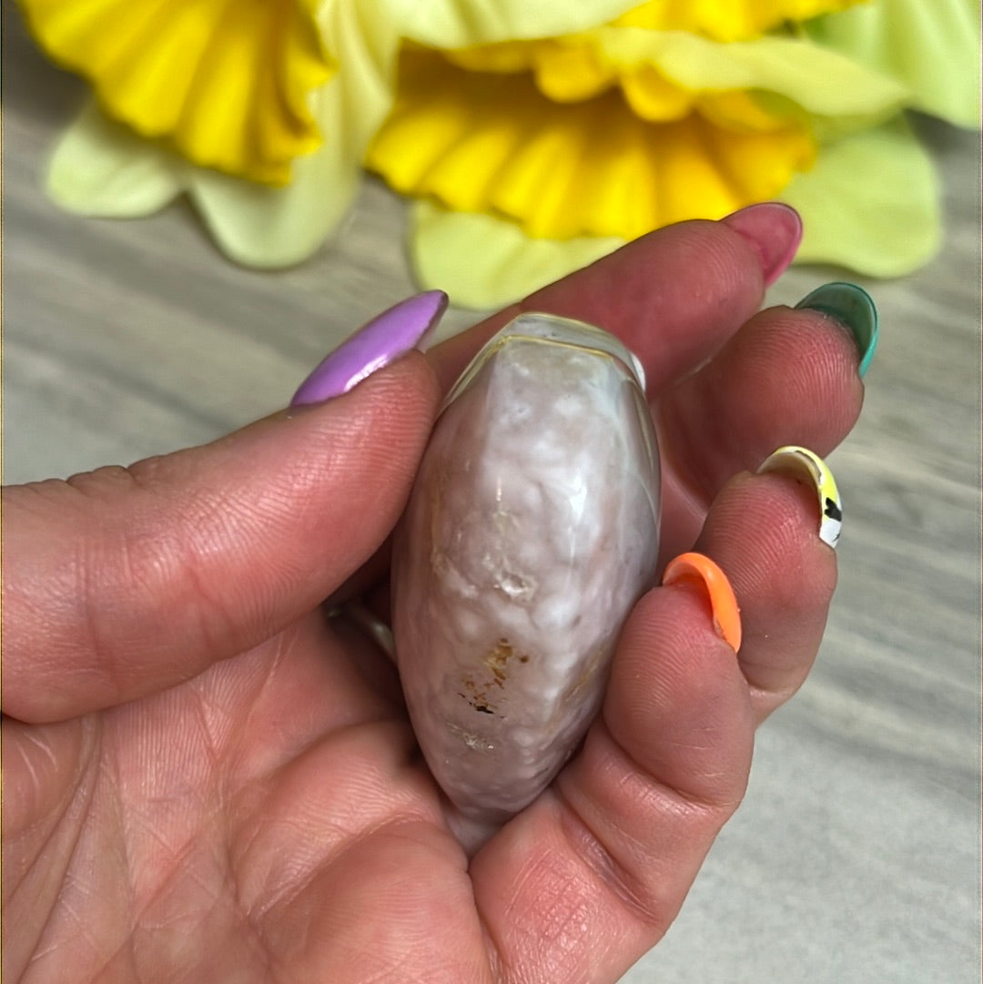 Brazilian Pink Amethyst Heart