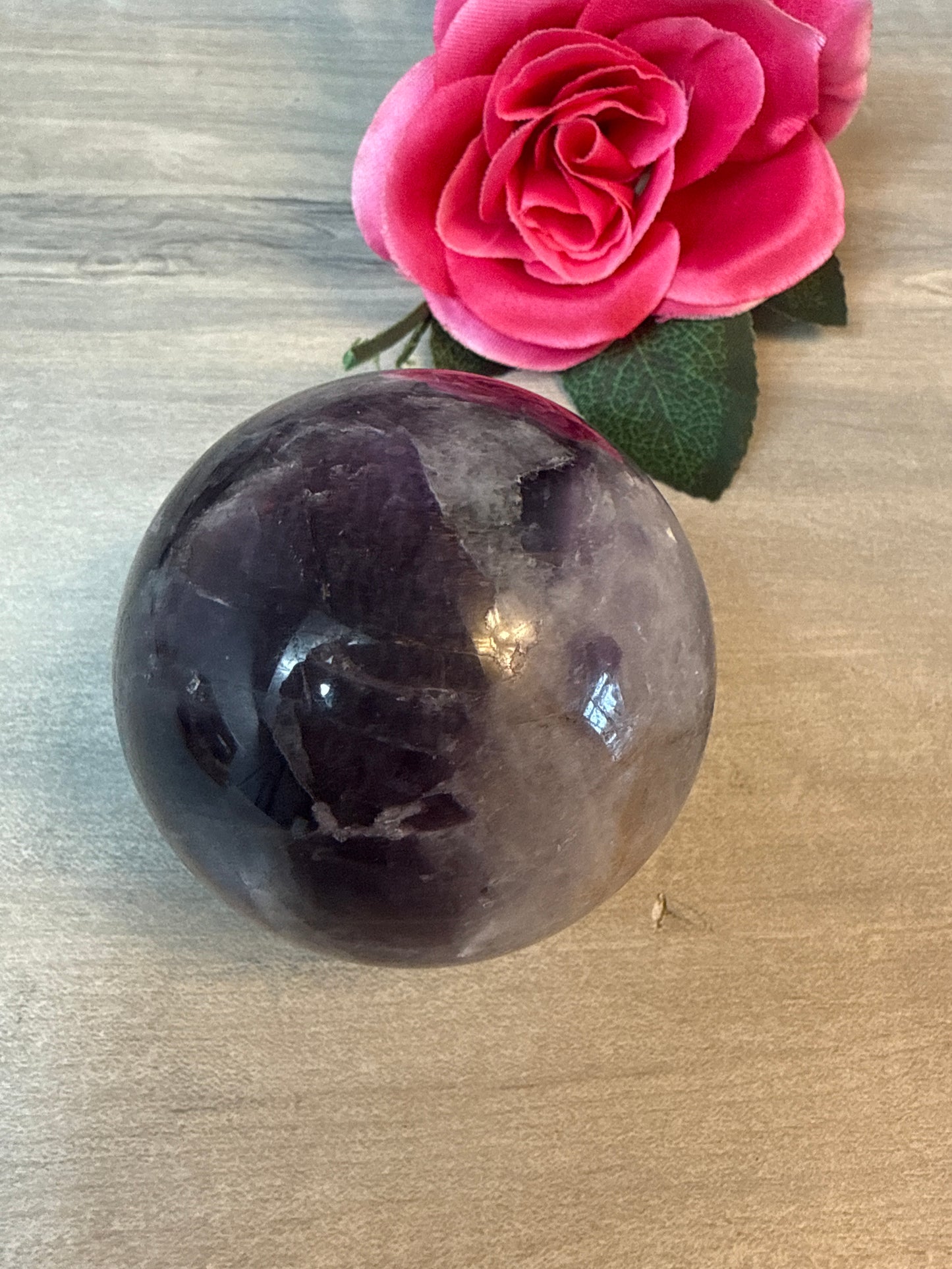 Gem Lepidolite Sphere