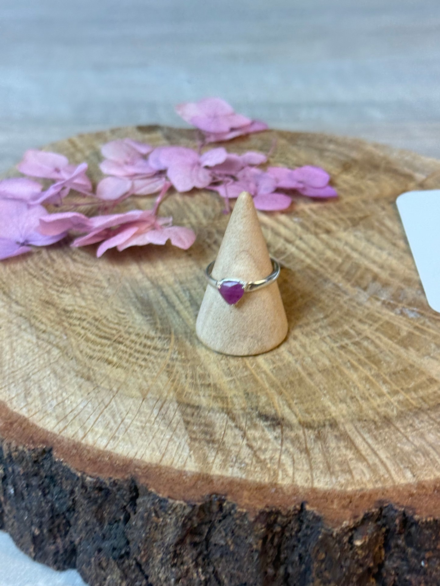 Ruby 925 Silver Ring - Size M