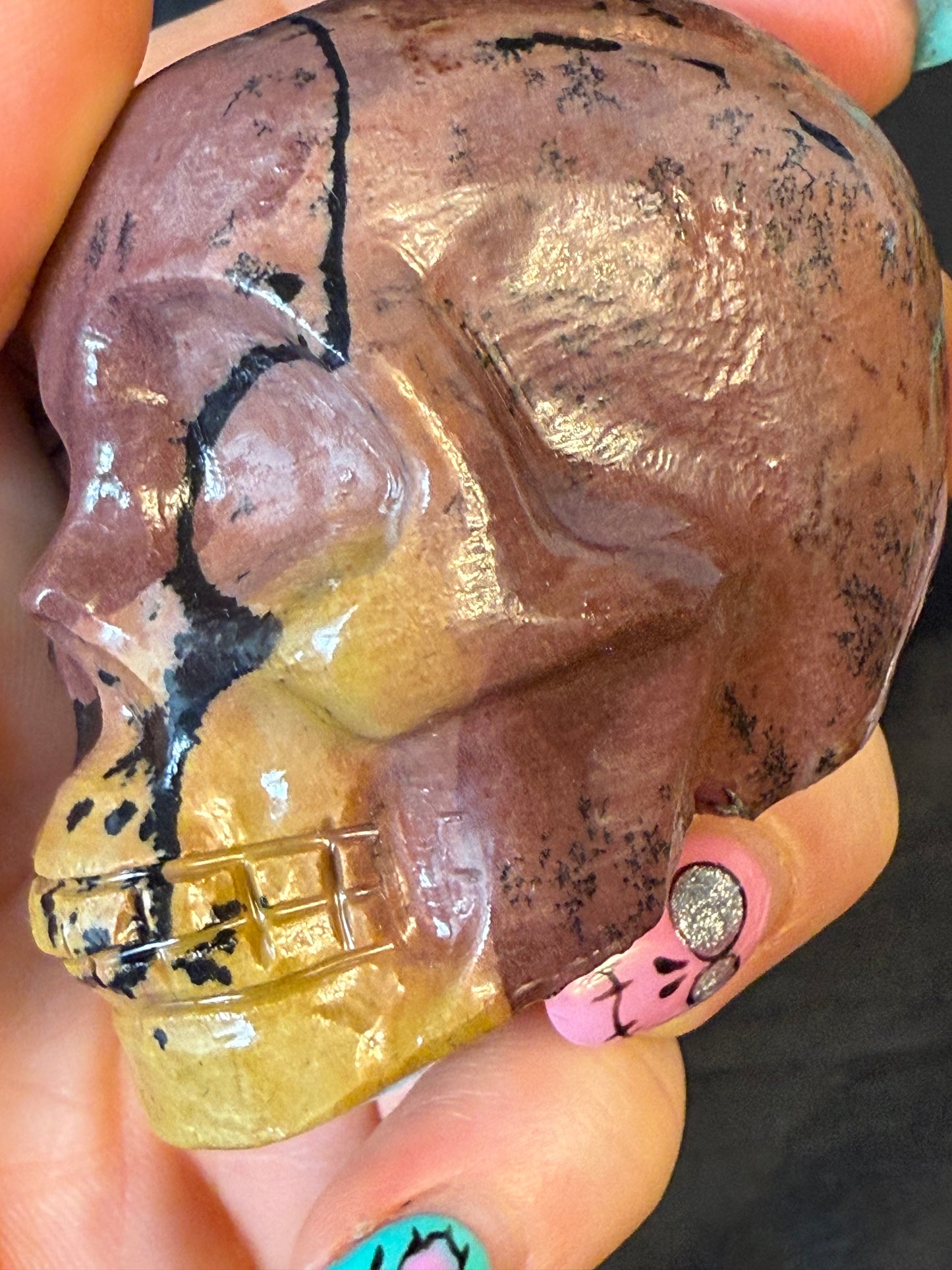 Picture Jasper Skull (mookaite)