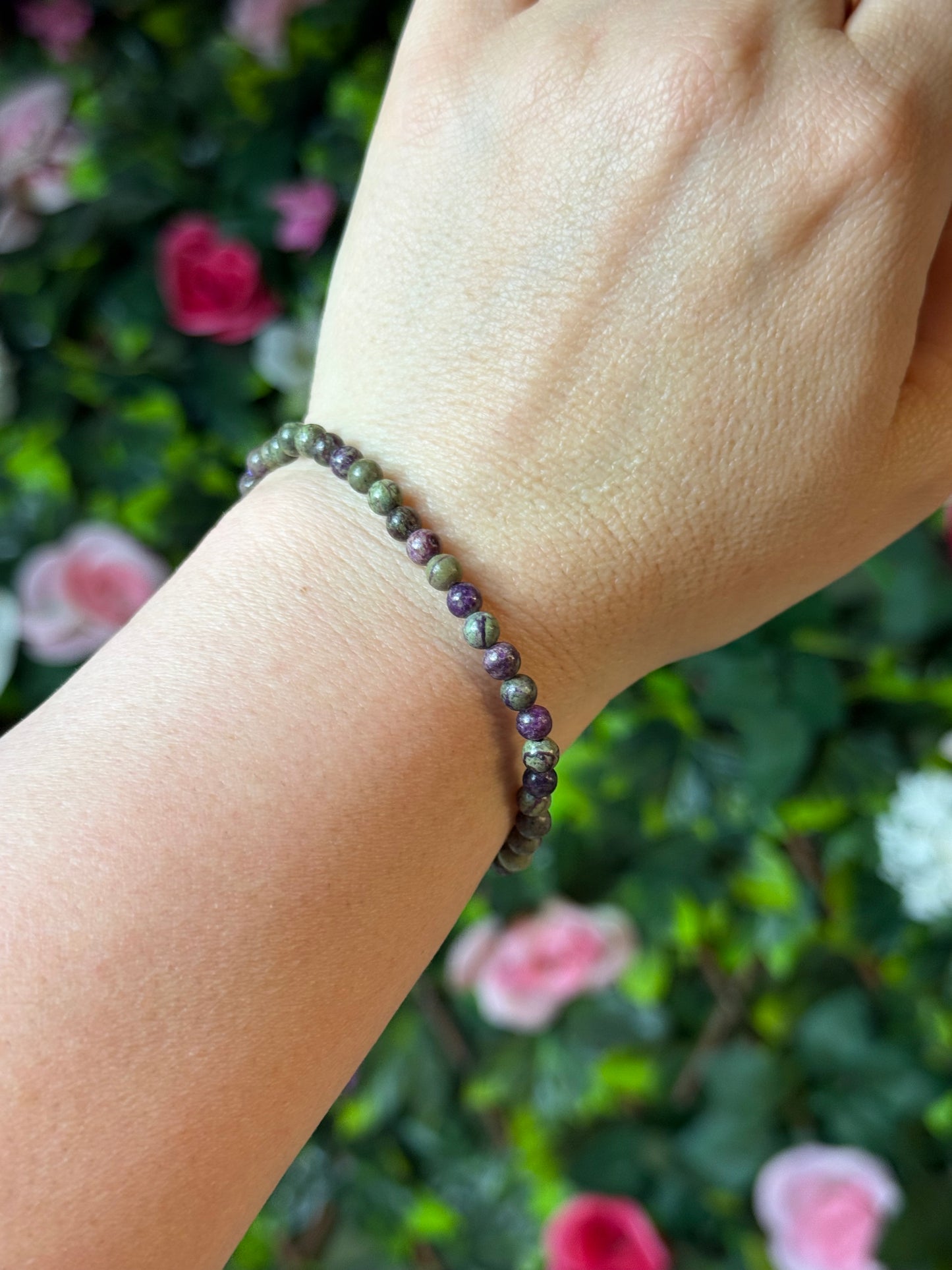 Rare Atlantasite 4mm Bead Bracelet