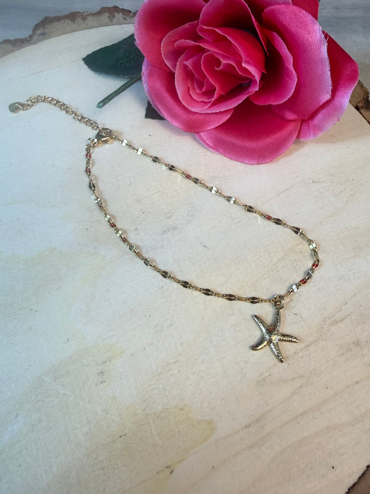 Starfish Anklet