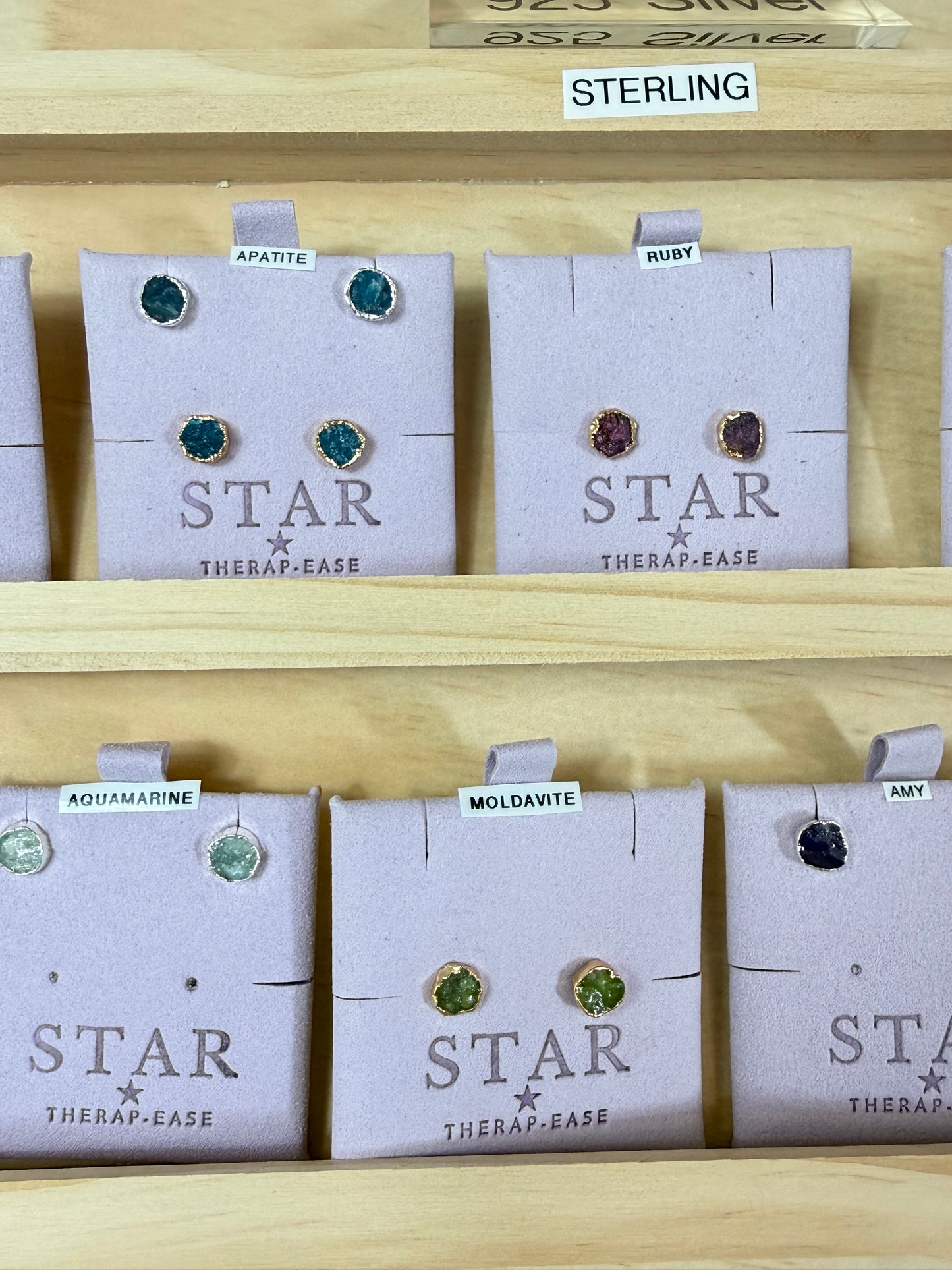 Raw 925 Sterling Studs
