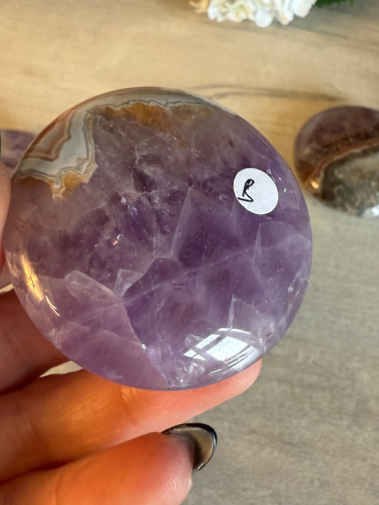 Amethyst Agate Palm