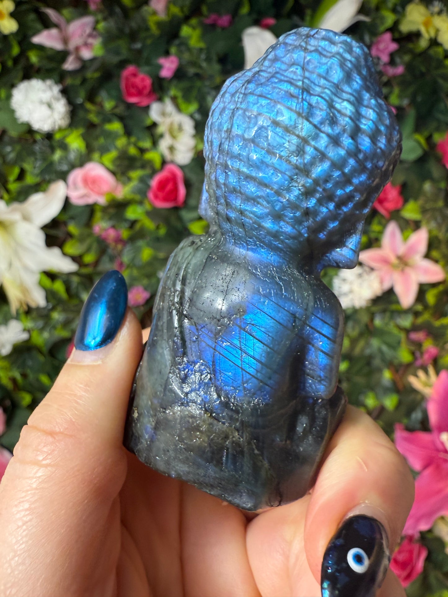 Labradorite Buddha