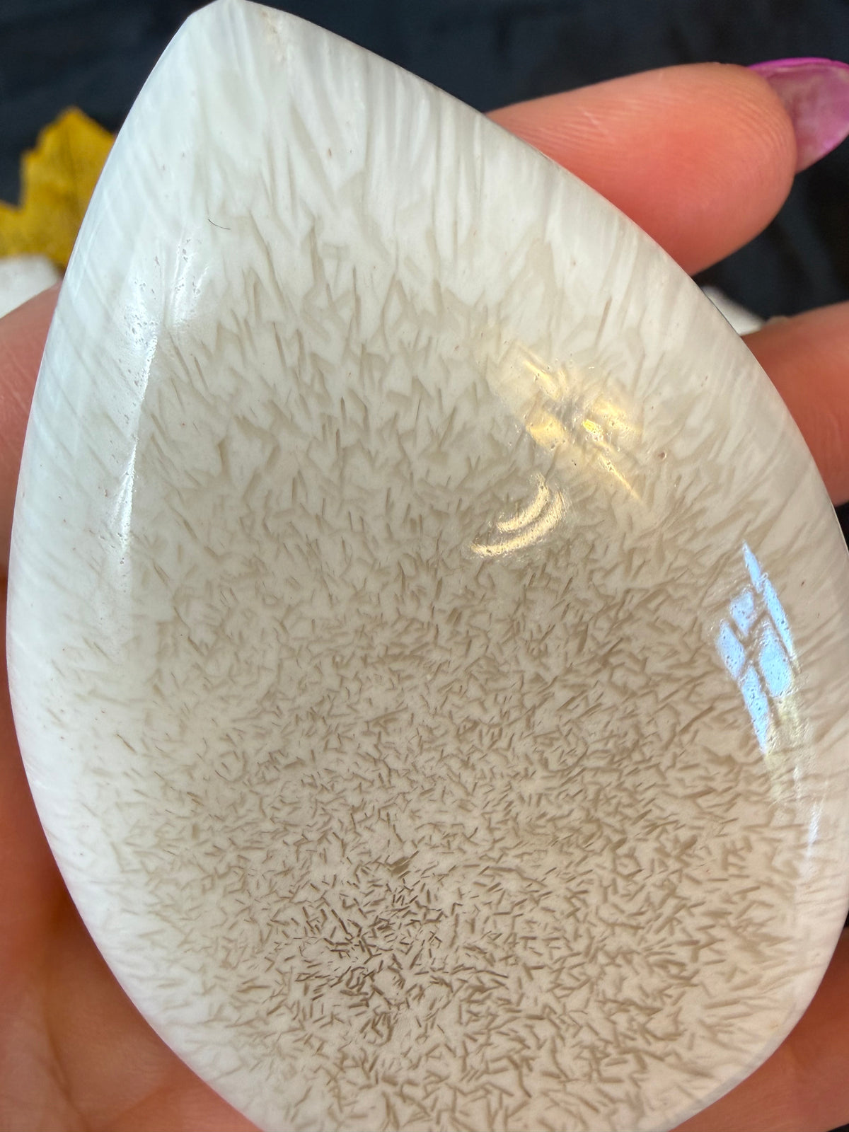 Scolecite Freeform Flame