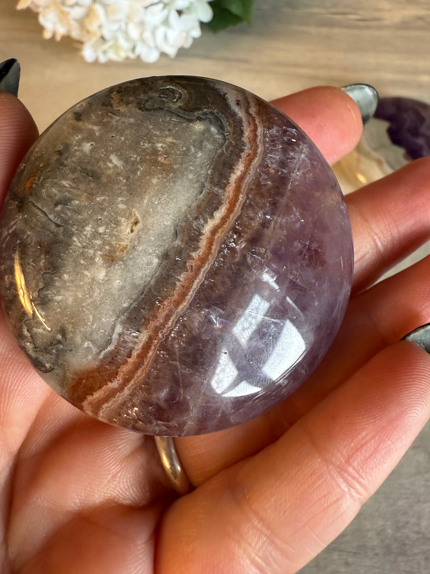 Amethyst Agate Palm