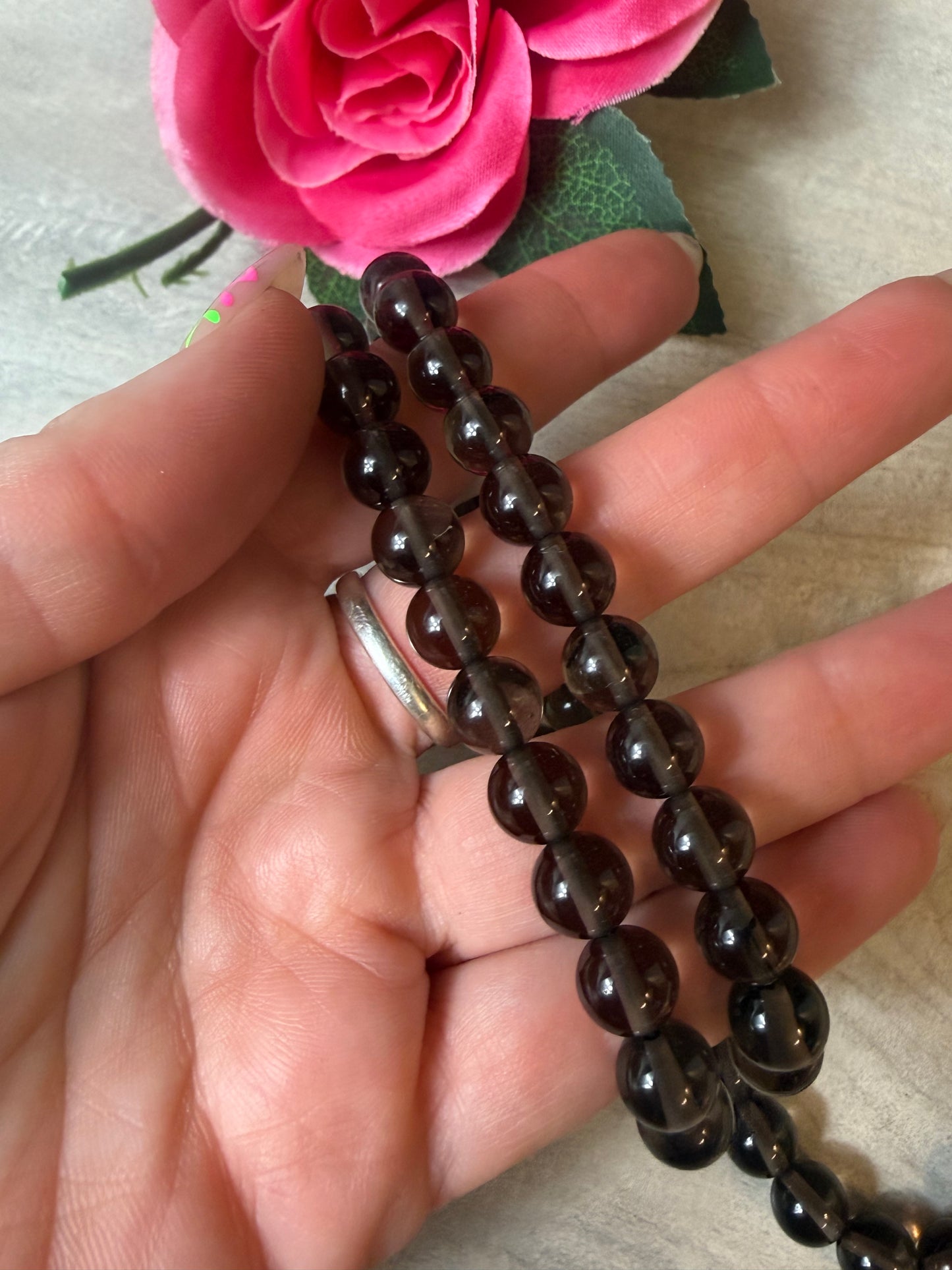 Apache Tear Bracelet