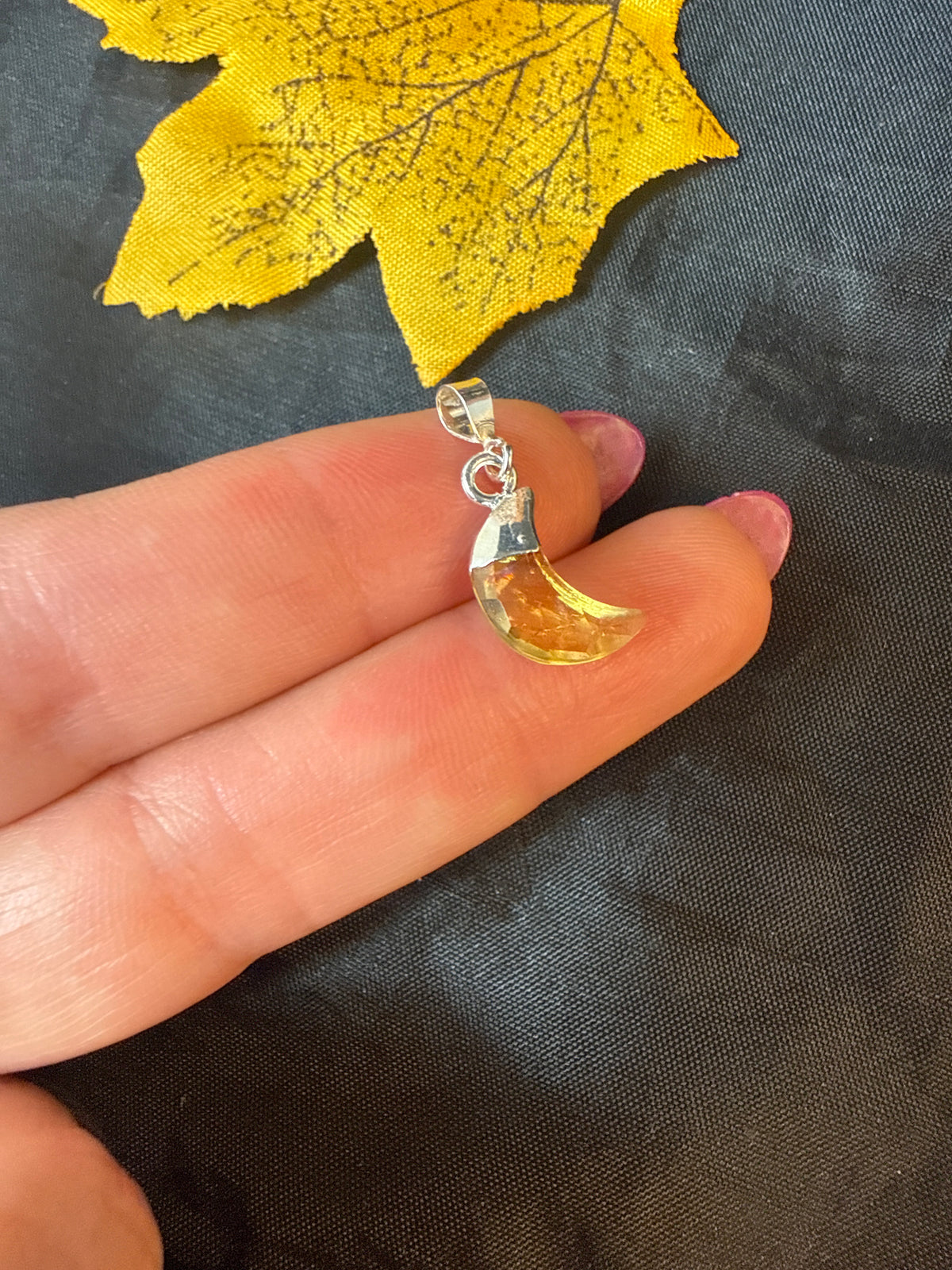 Moon Sterling Pendant