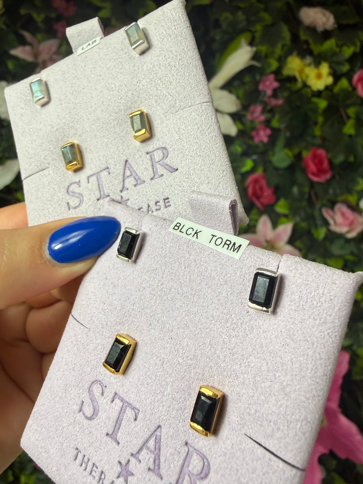 Bar Rectangular 925 Sterling Studs
