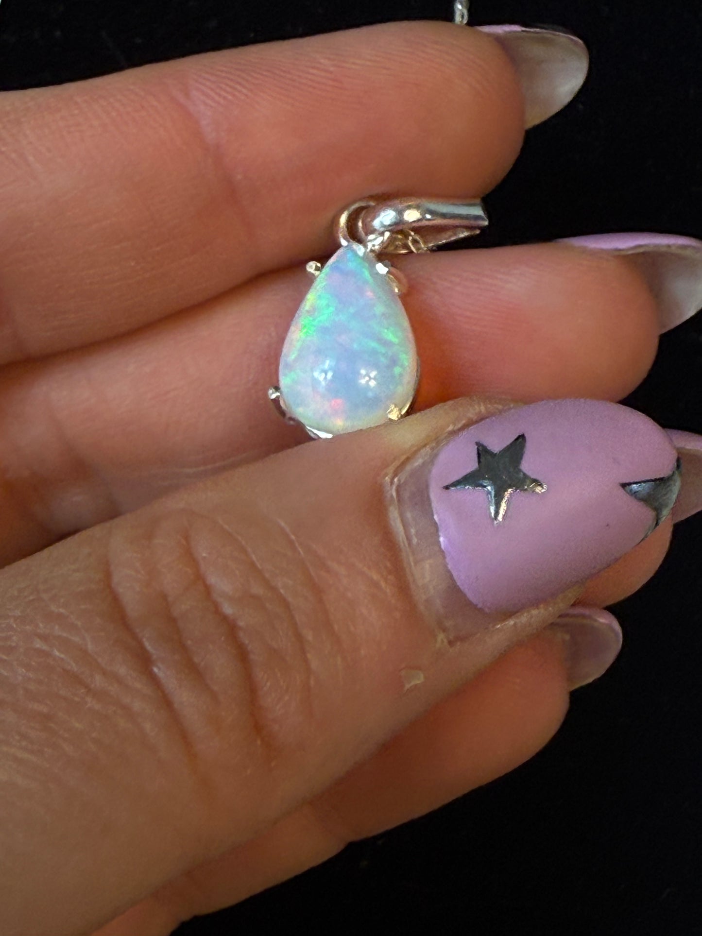 Ethiopian Opal 925 Sterling Pendant