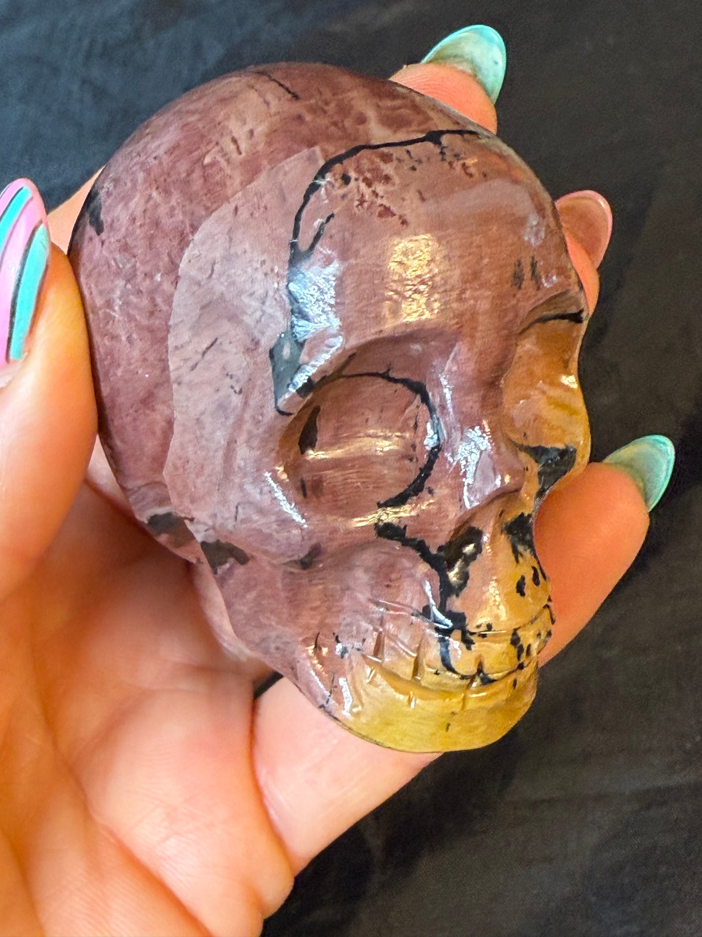 Picture Jasper Skull (mookaite)