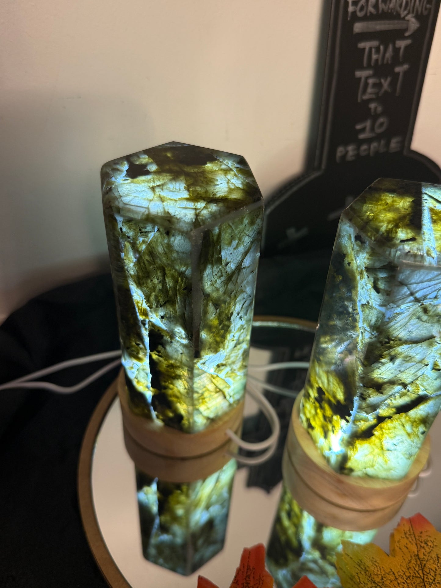 Lab Labradorite Lamp