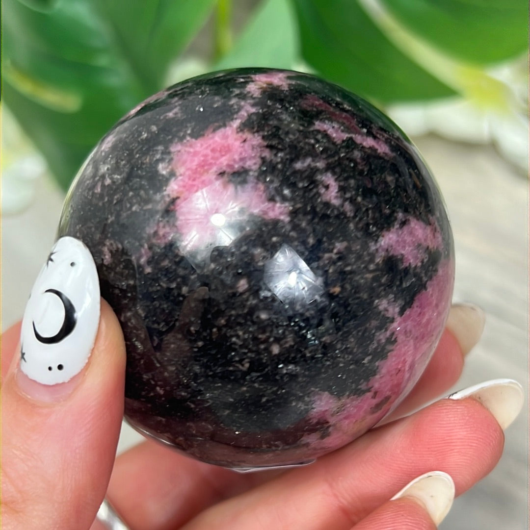 Rhodonite Sphere